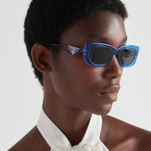 NEW Prada PR14YS Sunglasses in Blue - Picture 1 of 9